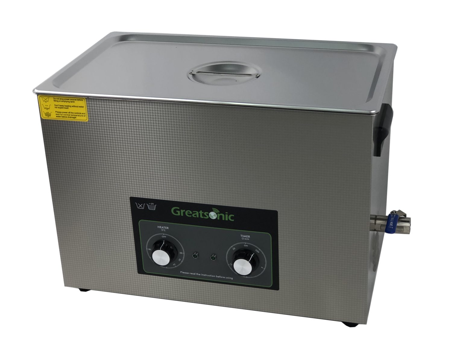 Bench top mechanical ultrasonic parts cleaner - www.greatultrasonic.com